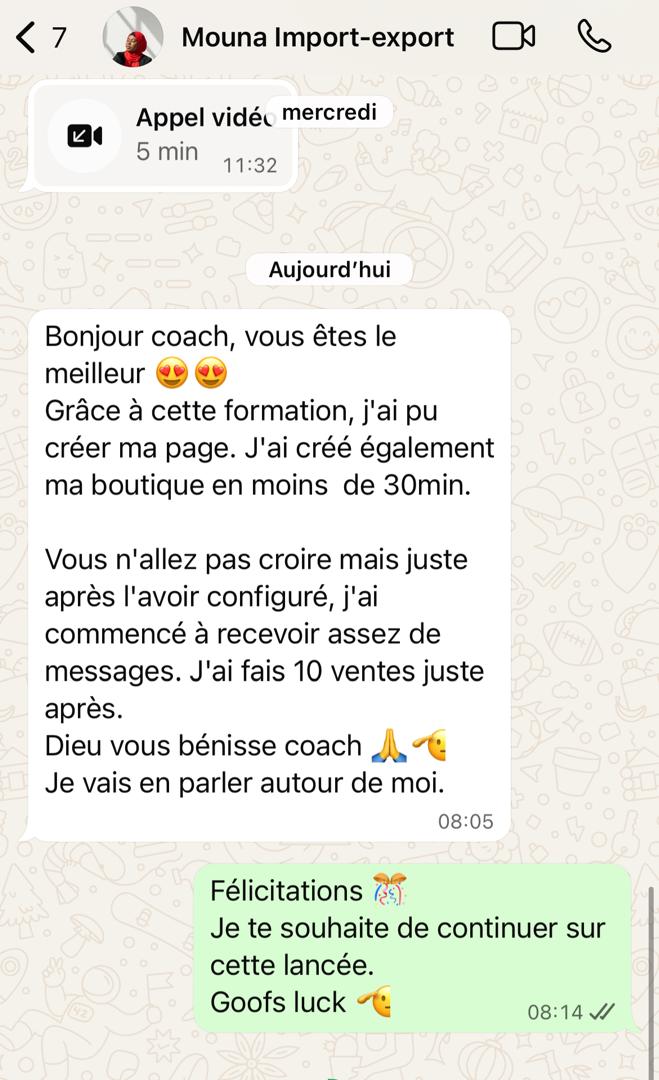 Témoignage de apprenant