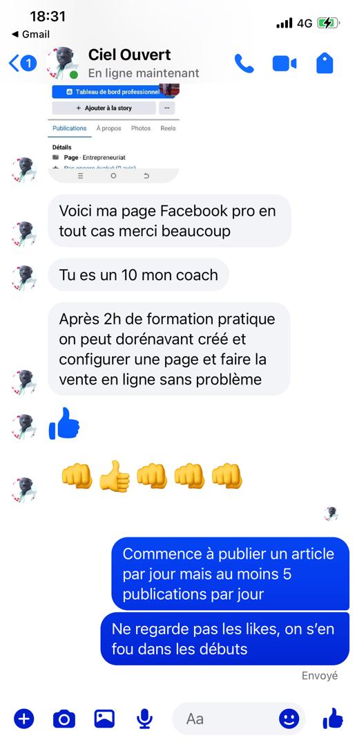 Témoignage de apprenant