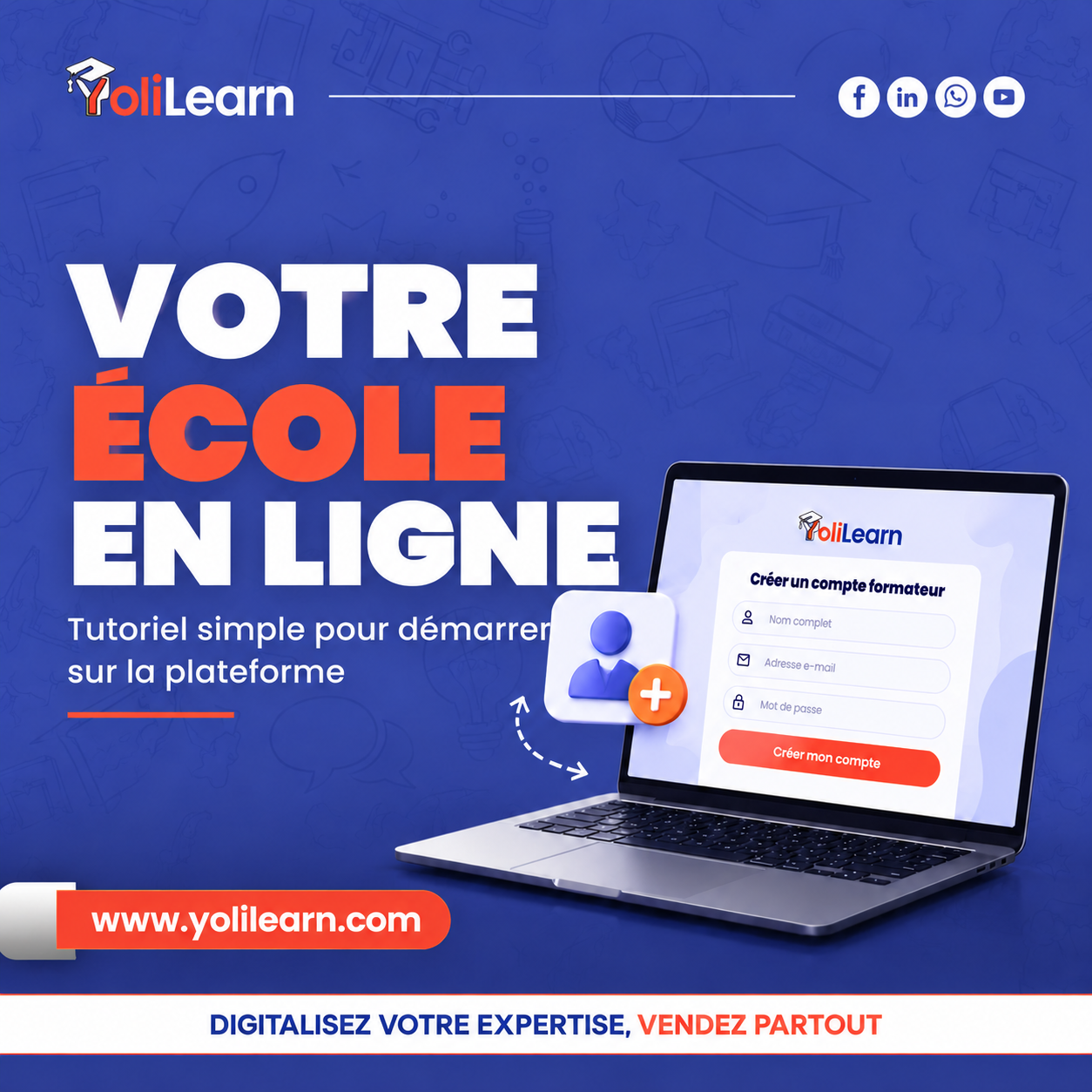 Découvrez YoliLearn : la plateforme pour vendre vos formations en ligne